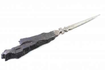 Patriotic letter opener made of shrapnel