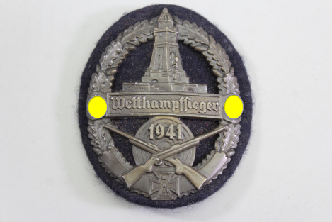 Kyffhäuserbund-Wettkampfsieger-Ärmelabzeichen aus dem Jahr 1941.
