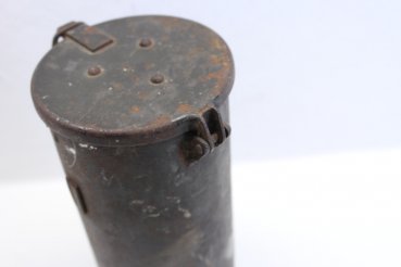 Wehrmacht metal container for coil sleeve of the field remote cable