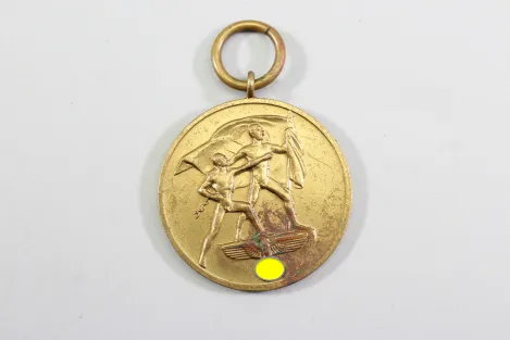 Medaille zur Erinnerung an den 1. Oktober 1938 Ungereinigter Zustand
