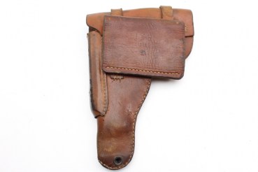 Ww2 Luftwaffe pistol holster, holster for Browning 7,65mm pistol M 37 manuf. Jsd and WaA