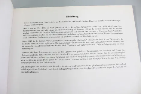 Kriegs-Skizzenbuch „Luftwaffe“ – Hans Liska – Nachdruck der Ausgabe von 1942