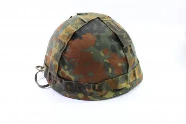 BW combat helmet with camouflage cover Flecktarn helme