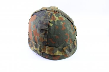 BW combat helmet with camouflage cover Flecktarn helme