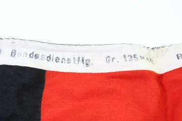 Original German service flag from the Sonner flag factory from 1968