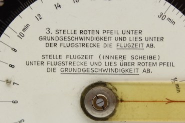 Ww2 Luftwaffe Kampfgeschwader triangle computer DR2, 1939 and FL number, C. Plath Hamburg
