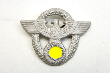 Wehrmacht Polizei Mützenadler für die Schirmmütze 2. Form