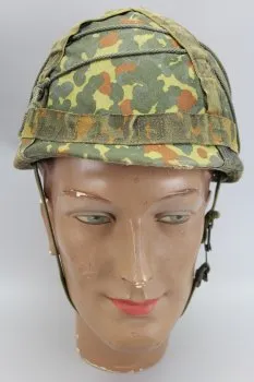 Steel helmet BW with camouflage fabric cover