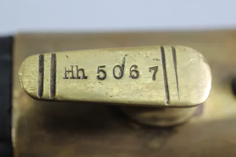 Brasilien, Seitengewehr M 1908 für Mauser Gewehre mit Leder Scheide Hersteller Simson & Co. Suhl.