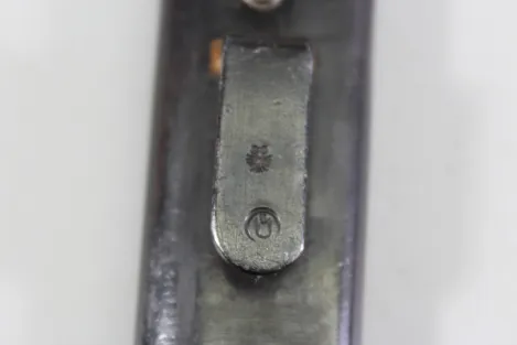 Bayonet, Romanian Model 1893 (Mannlicher), manufactured in Austria, serial number 0055