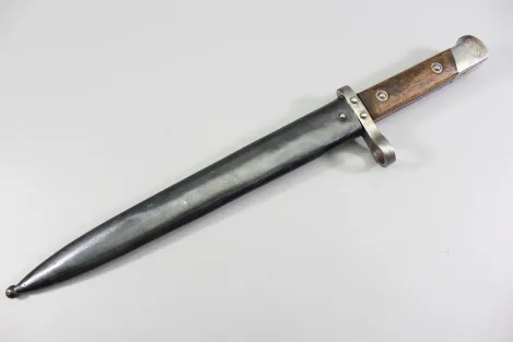 Historic Austro-Hungarian Model 1895 (M95) bayonet for the Mannlicher rifle, manufactured by F.G.GY.