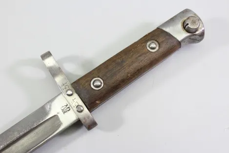 Historic Austro-Hungarian Model 1895 (M95) bayonet for the Mannlicher rifle, manufactured by F.G.GY.
