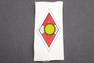 HJ Hitler Youth fabric badge diamond for the Pimpf and BDM girls uniform collector's item