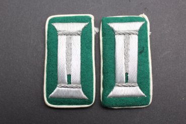 Wehrmacht set of rare pair of sleeve flaps for officers Wehrmacht civil servant paymaster