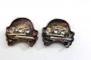 SS skulls for collar tabs, collector's item