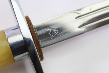 DDR NVA Mühlenhausen Ehrendolch für Offiziere, NVA Dolch LA / LU mit Gehänge