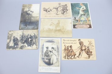 WW1 Pks Postkarten Konvolut