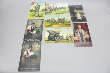WW1 Pks Postkarten Konvolut
