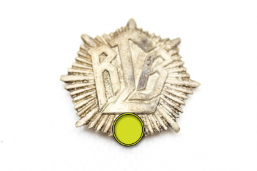 RLB cap badge without enamel, silver-plated