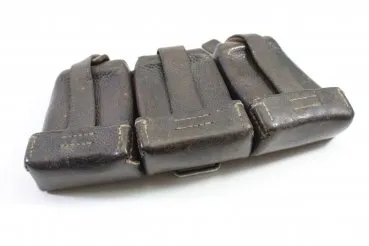 Cartridge pouch 3 compartments for K98 carbine stamped with manufacturer and year of manufacture 1938