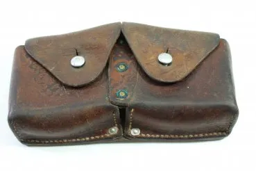 Swiss cartridge pouch in good condition with manufacturer and markings on the back