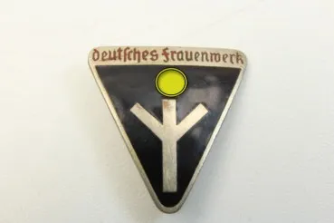 Ww2 Anstecknadel Deutsches Frauenwerk, RZM Herst. M1/25