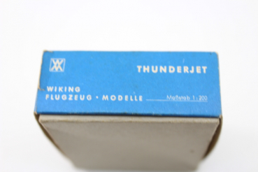 Flugzeug Wiking Thunderjet, Maßstab 1:200, Wiking Modellbau /Berlin, ca.1960 im Karton