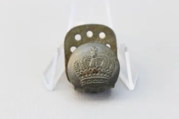 1. Weltkrieg Feldgrauer Schossknopf