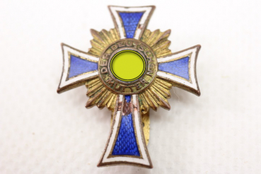 Ww2 Miniatur Mutterkreuz in Gold an Spange Juweliers Anfertigung, Einzelstück