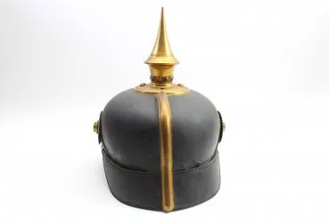 Pickelhaube für Mannschaften im 1. Hannoverschen Infanterie-Regiment Nr. 77  