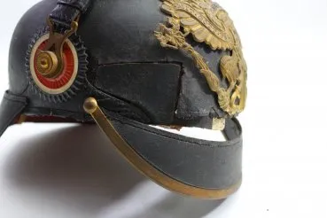 Pickelhaube für Mannschaften im 1. Hannoverschen Infanterie-Regiment Nr. 77  