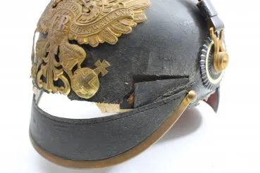 Pickelhaube für Mannschaften im 1. Hannoverschen Infanterie-Regiment Nr. 77  