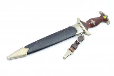 NSKK / SA Service dagger with the group stamp SA for Saxony Malsch & Ambronn Steinbach