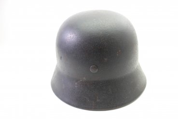 Wehrmacht Stahlhelm M40 dunkelblau Rauhtarn Hersteller SE - hkp66 Sächsische Emailier- und Stanzwerke A.G