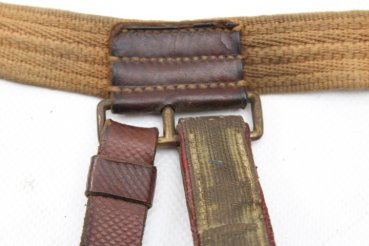 Prussian buckle belt and hanger for officers