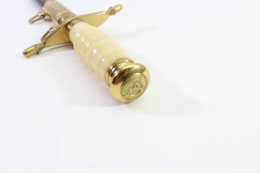 Geschenkdolch - DDR NVA Generalsdolch LSK Landstreitkräfte mit Gehänge + Hänger im Etui