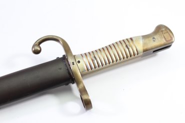 Preview: Argentinien, Bajonett Modell 1891 mit Messinggriff, Hersteller Weyersberg m. Plisterschliff