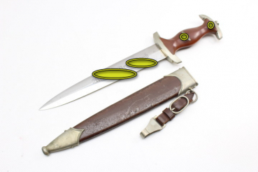 SA dagger with plister cut and hanger, manufacturer J.A. Henckel's Solingen twin factory