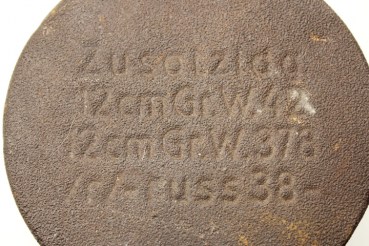 12cm Granatwerfer 42 Blechdose Zusatzladung