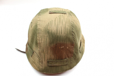 Wehrmacht helmet cover Splitter Tarn original fabric, possibly post-war production