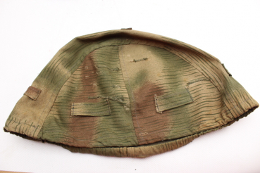 Wehrmacht helmet cover Splitter Tarn original fabric, possibly post-war production