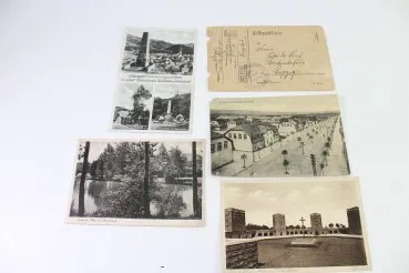Set consisting of 53 different postcards