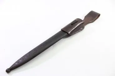 Belt loop and scabbard for the German Wehrmacht bayonet for the K98 carbine WW2