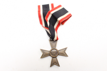 KVK - War Merit Cross 2nd Class without swords on ribbon with manufacturer 17