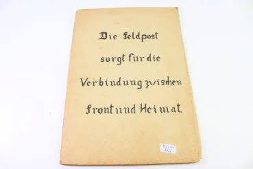 Folder: The Field Post Provides Connections Between the Front and Home, Lüneburg Newspape