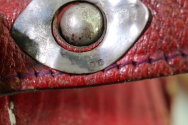 Österreich-Ungarn - Kartuschkasten für Offiziere für berittene Truppen. Gest. Hoflieferant Altenburg