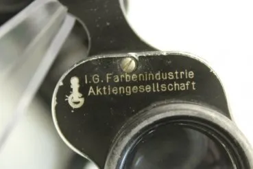 Service glass Wehrmacht honorary award Germany flight 1935 from I.G Farbenindustrie Aktiengesellschaft, Carl Zeiss binoculars