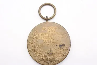 Medaille Wilhelm der Große Deutscher Kaiser. König von Preussen.