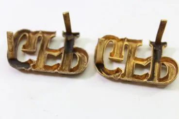 Wehrmacht Schulterstückauflage GFP Geheime Feldpolizei in Gold