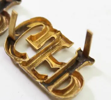 Wehrmacht Shoulder Board Overlay GFP Secret Field Police in Gold